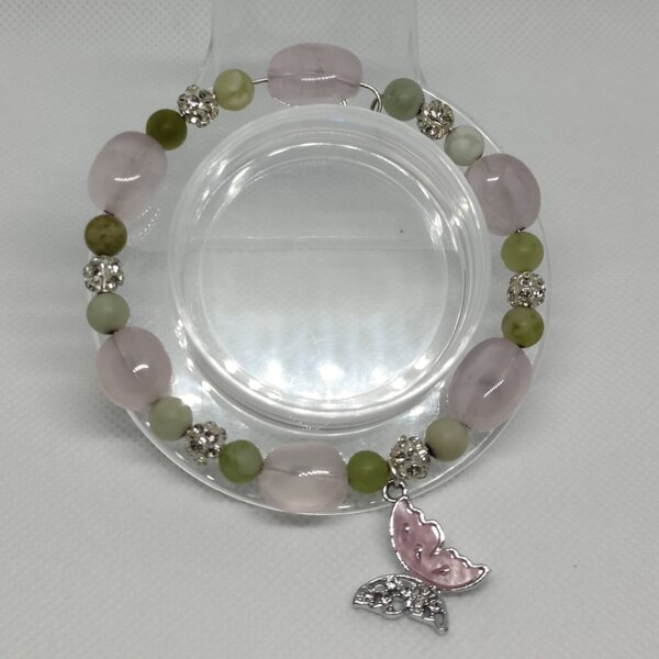 Rose Quartz met Melk Jade